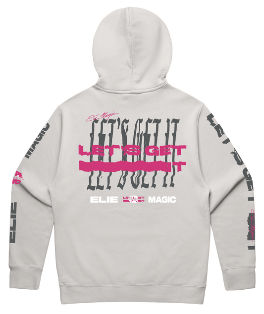 LET'S GET IT / HOODIE / BONE
