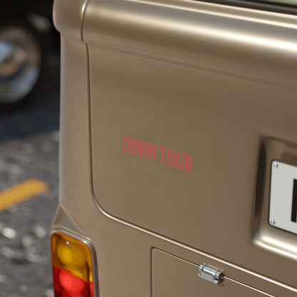 Dorm Tour Transparent Sticker