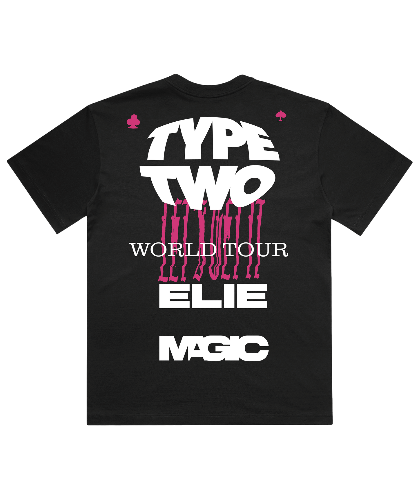 TYPE 2 TOUR / SHIRT / BLACK