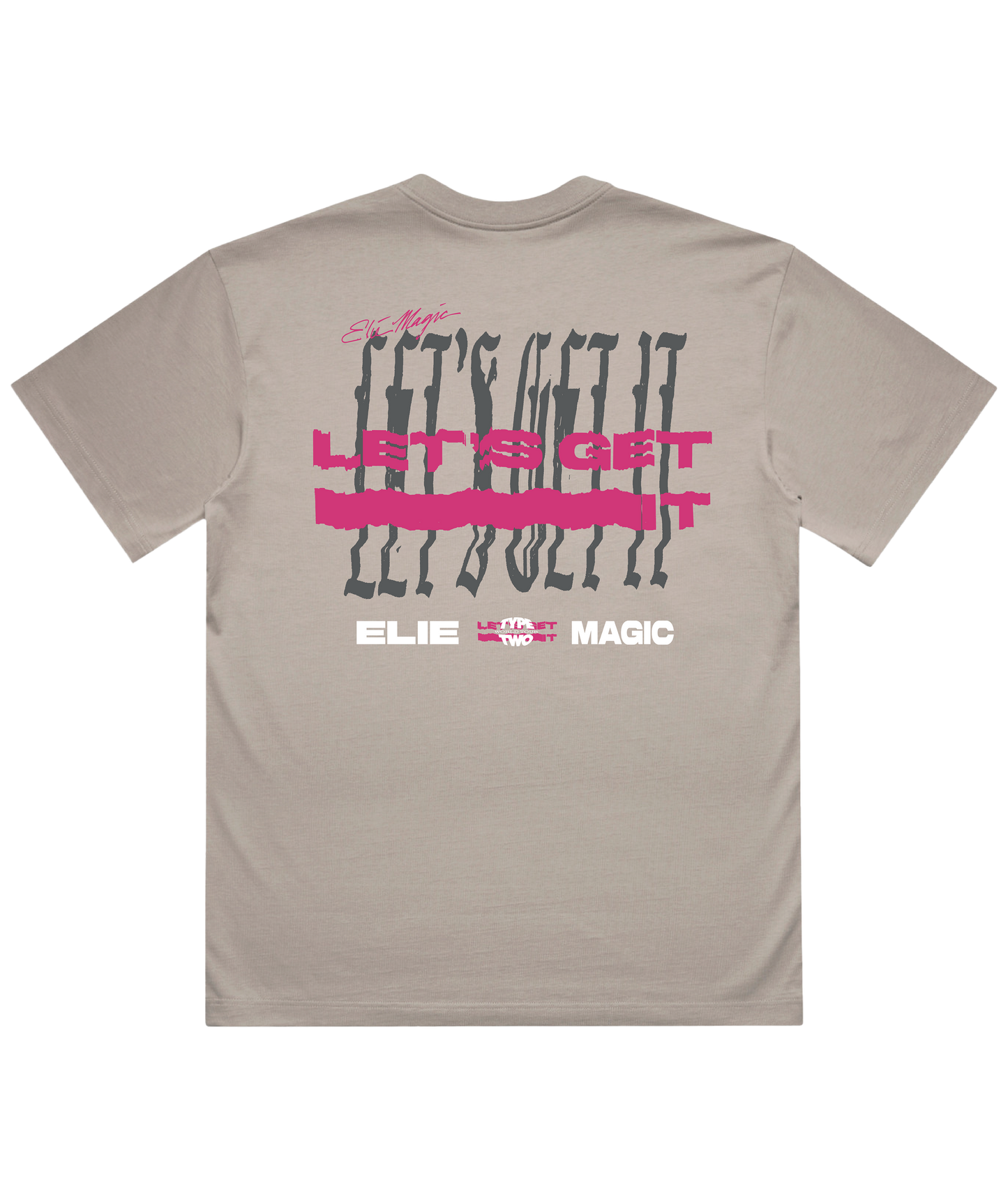 LET'S GET IT / SHIRT / MUSHROOM