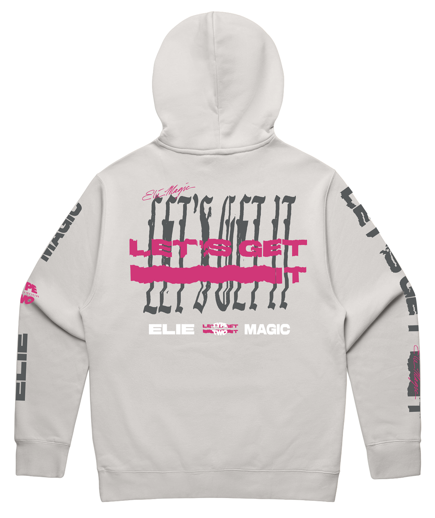 LET'S GET IT / HOODIE / BONE