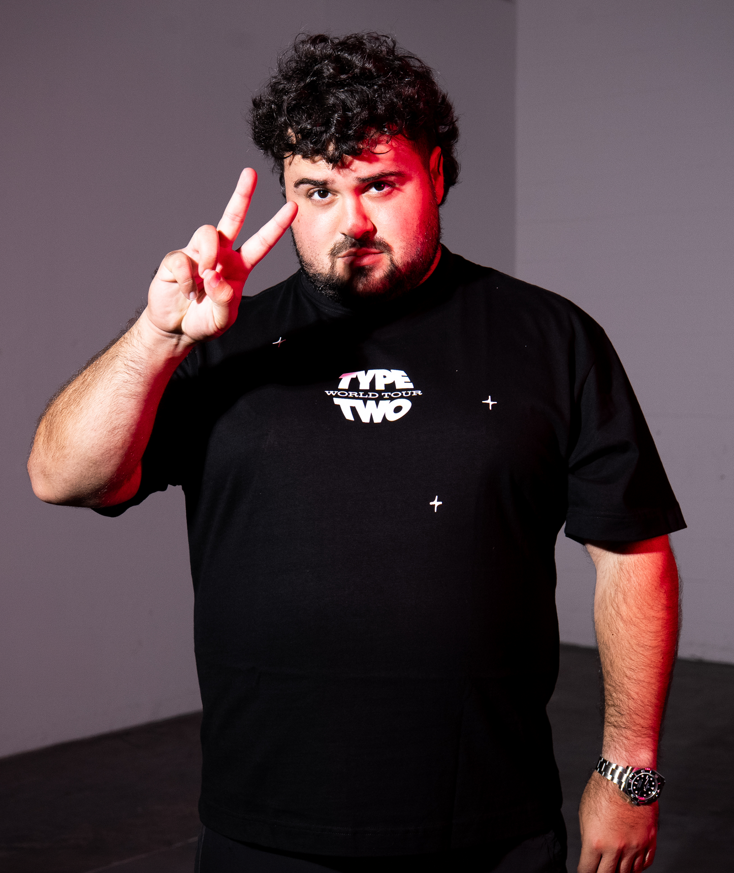TYPE 2 TOUR / SHIRT / BLACK