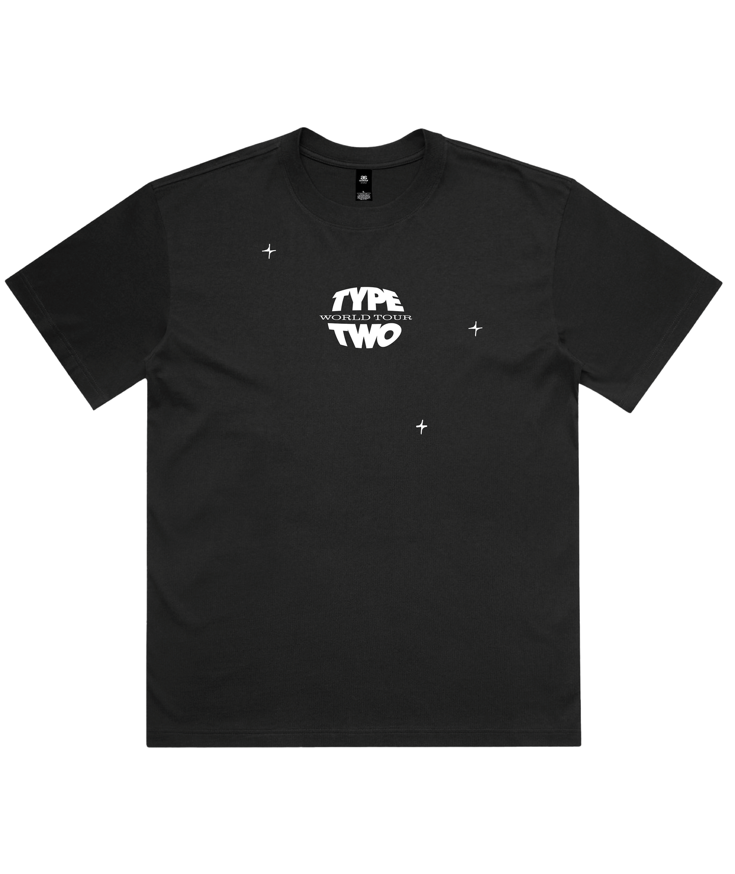 TYPE 2 TOUR / SHIRT / BLACK
