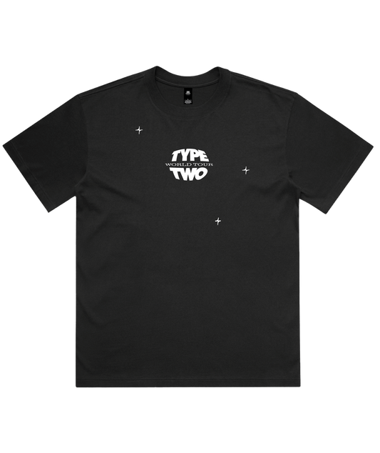 TYPE 2 TOUR / SHIRT / BLACK