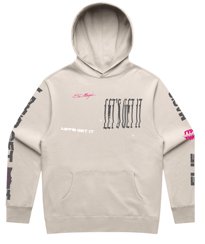 LET'S GET IT / HOODIE / BONE