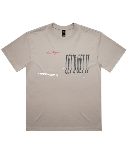 LET'S GET IT / SHIRT / MUSHROOM